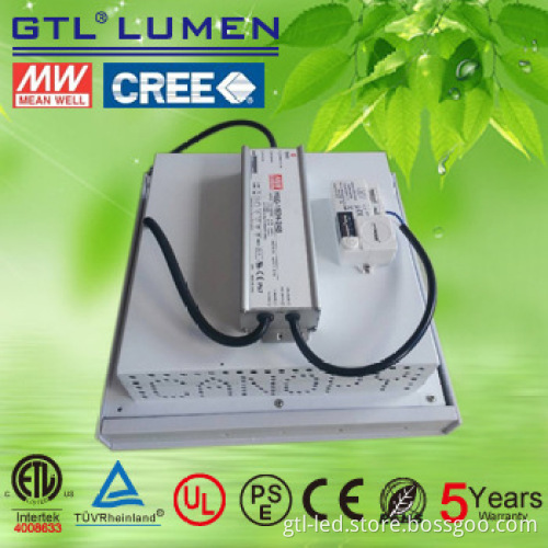 100W Bridgelux Chip waterproof ip65 gas station led canopy light